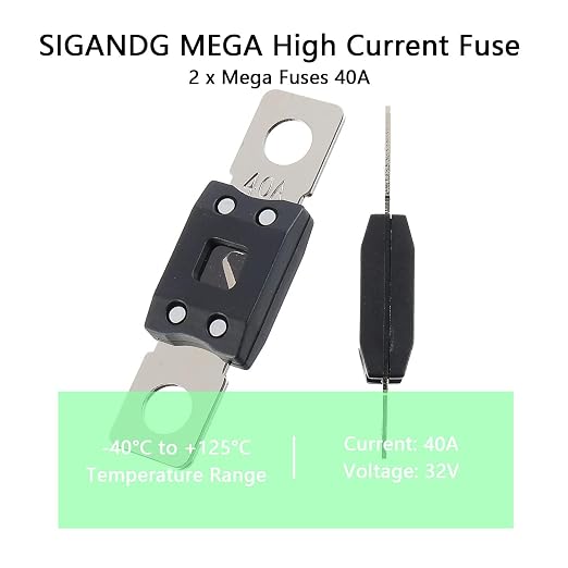 40A MEGA High Current Fuse - 40 Amp Bolt-on Fuse - Image 5