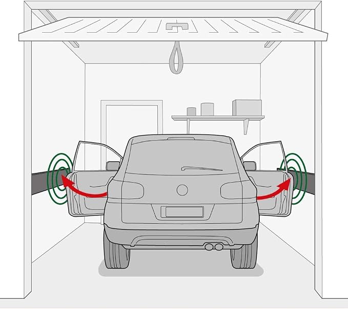 Garage Wall Protector, 4 Pack Garage Car Door Protector Bumper Guard - Image 7