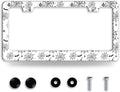 Personalized Bats License Plate Frame Spider Web License Plate Frames Funny by NINANMY