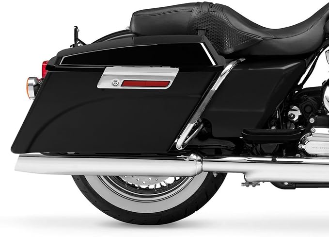 XFMT Glossy Black Hard Saddlebags W/ 6x9 Speaker Lids - Image 6