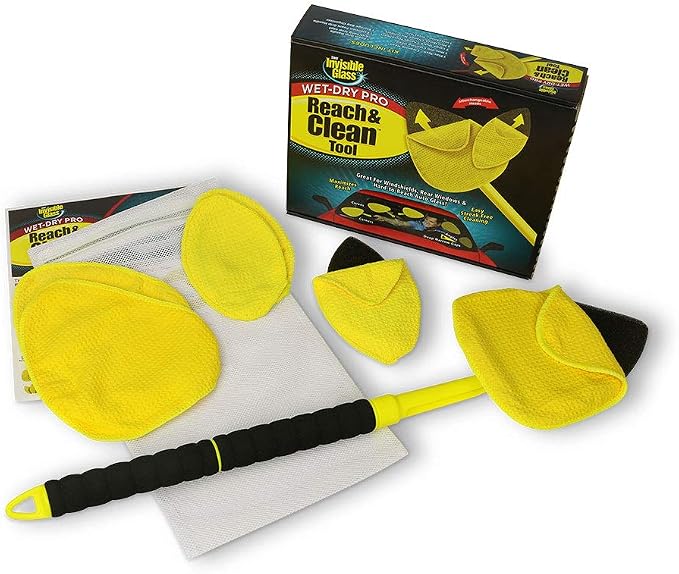 Invisible Glass 95164 Reach and Clean Tool Wet-Dry Pro Window and Windshield by InvisibleGlass