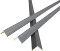 Wall Corner Protector 3PCS 45" Corner Molding Trim Grey Wood Grain Corner Trim by Yutianli