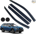 Rain Guards for Subaru Outback 2010-2014, Tape-on Side Window Deflectors by LETINGFAR