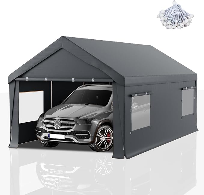 Carport 10x20 FT Heavy Duty, Outdoor Portable Garage by RICHRYCE