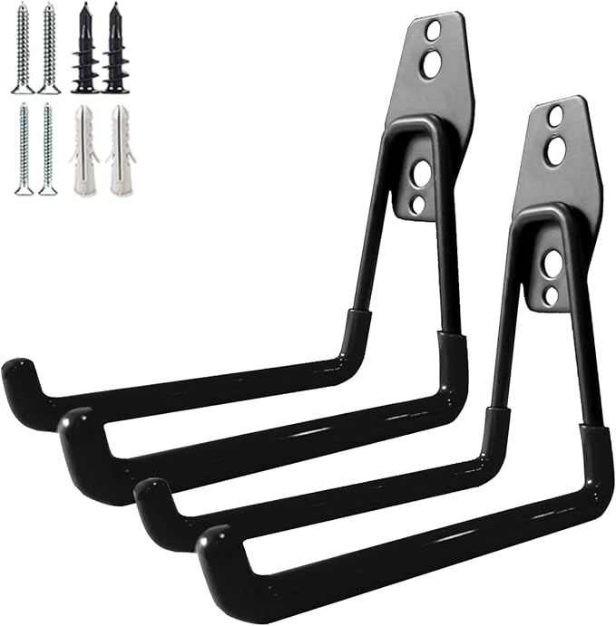Garage Storage Utility Hooks，Garage Garden Tool Organizer，Steel Wall Mount Hooks by GeeWatom
