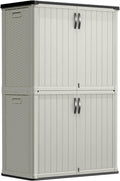 Greesum Outdoor Storage Shed Without Divider, 45 cu.ft Outdoor Waterproof by BuynowfromGreesum