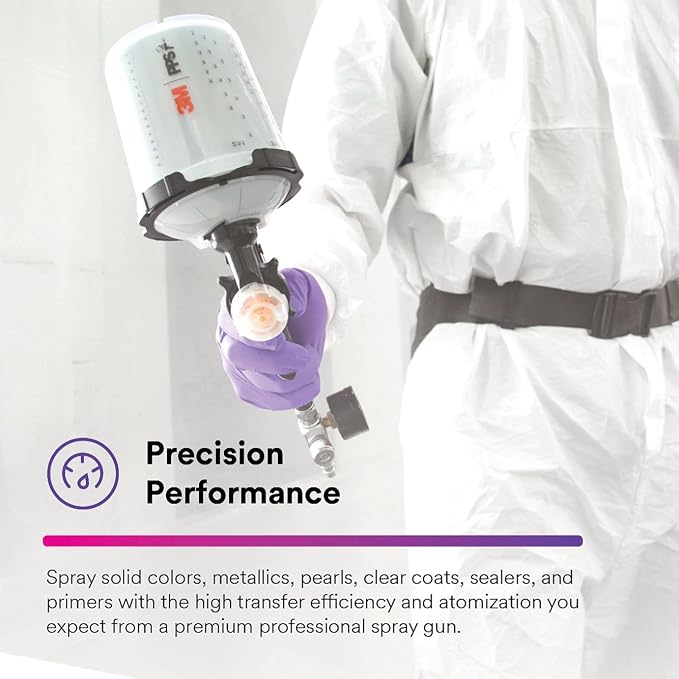 3M Performance Gravity HVLP Atomizing Head Refill Kit, Size 1.2, - Image 6