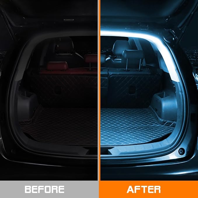 Car LED Strip Light For Trunk, 79Inch IP67 Silicone Waterproof Neon Light Strip - Image 2
