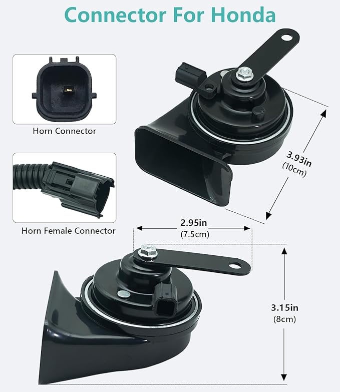 Car Horn Kit for Honda Acura, 12V Loud Waterproof Auto Horn, High Low Dual Tone - Image 3