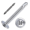 Wensilon（200pcs）#8×1-1/4”for Sheet Metal Self-Tapping Screws 410 Stainless by Wensilon