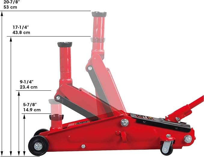 BIG RED T83006 Torin Hydraulic Trolley Service/Floor Jack - Image 3