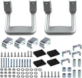 RULLINE Silver Powder Coated Truck Side Step Set by RULLINE