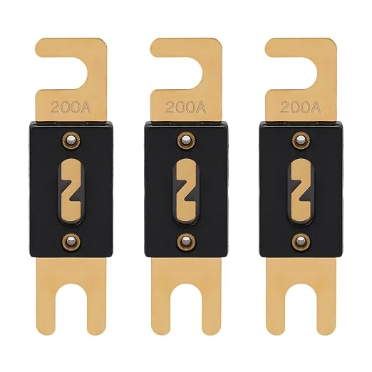 200A ANL Fuse 200 Amp Inline Blade Fuses 32V by VEXUNGA