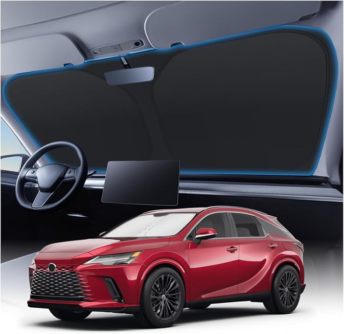KUST Windshield Sun Shade for 2023-2025 2026 Lexus RX 350 Accessories Window by KUST
