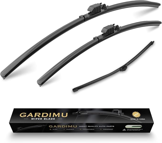 Replacement for BMW X2 2018-2023 Windshield Wiper Blade-3 Pieces of Car Front by GARDIMU
