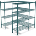 NSF 5' x 5' Walk-in 4-Tier Shelving Unit Kit by Zedfire