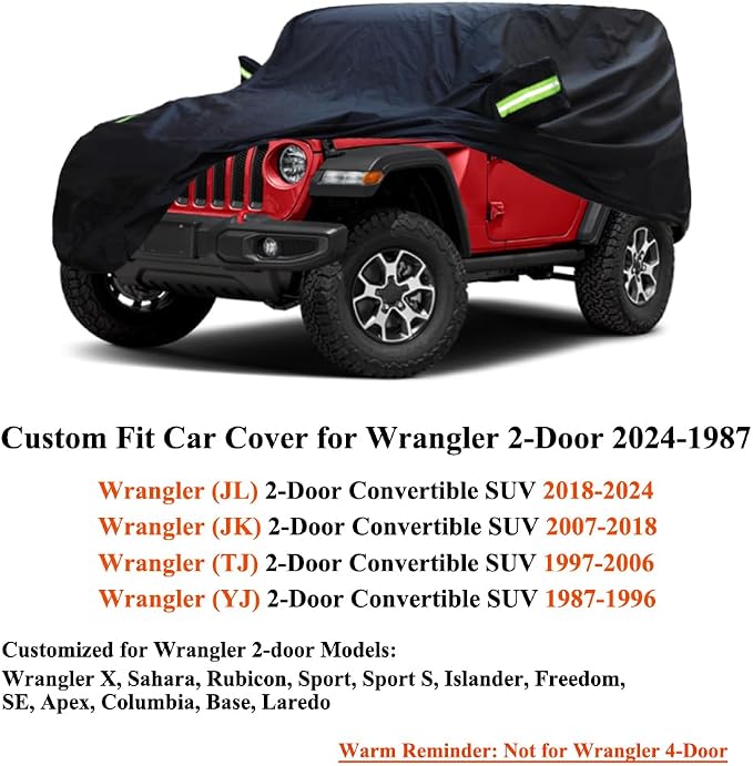 Heavy Duty Waterproof Car Cover Compatible - Image 2