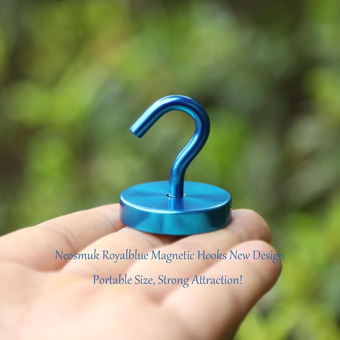 Neosmuk Magnetic Hooks, Cruise Ship Essentials, 120lb+ Heavy Duty Magnetic Hooks - Image 2