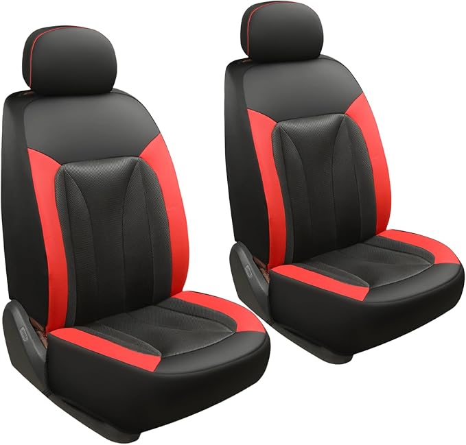 GIANT PANDA Front Seat Cover for Honda, 3D Air Mesh Bucket Car Seat Protectors by GIANTPANDA