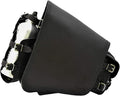 Outsider, motorcycle leather saddle bag by DEEMEED