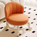 Low Rolling Stool with Backrest, Rolling Pedicure Seat, Low Stool with Wheels by Sejone