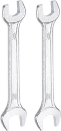 HARFINGTON 2pcs Double Open End Wrench 10mm x 14mm Metric 15 Degree Offset by HARFINGTON