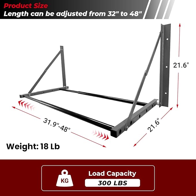 Tire Storage Rack for Garage, Folding Tire Rack Wall Mount - Image 2