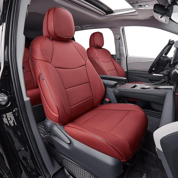 EKR Sienna Seat Covers for 2021-2025 Toyota Sienna XLE, 7 Seats, 2nd Row by EKR