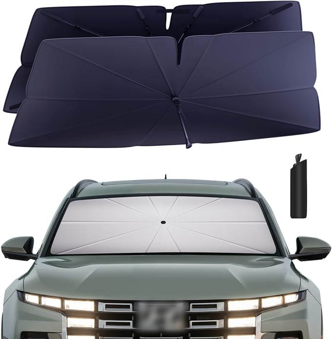 Windshield Sun Shade Umbrella: for Hyundai Santa-Cruz-2022-2025 by HIMUMOY