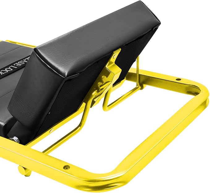 DNA MOTORING 48" 2 IN 1 Folding Rolling Garage Shop Creeper Roller Seat - Image 7