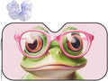 Funny Frog Car Sun Shade Windshield Sunshade Foldable Front Window Shield Cover by mutakin