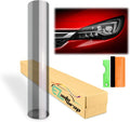 EZAUTO WRAP Free Tool Kit 12"x360" Glossy Light Black Smoke Headlight Taillight by EZAUTOWRAP