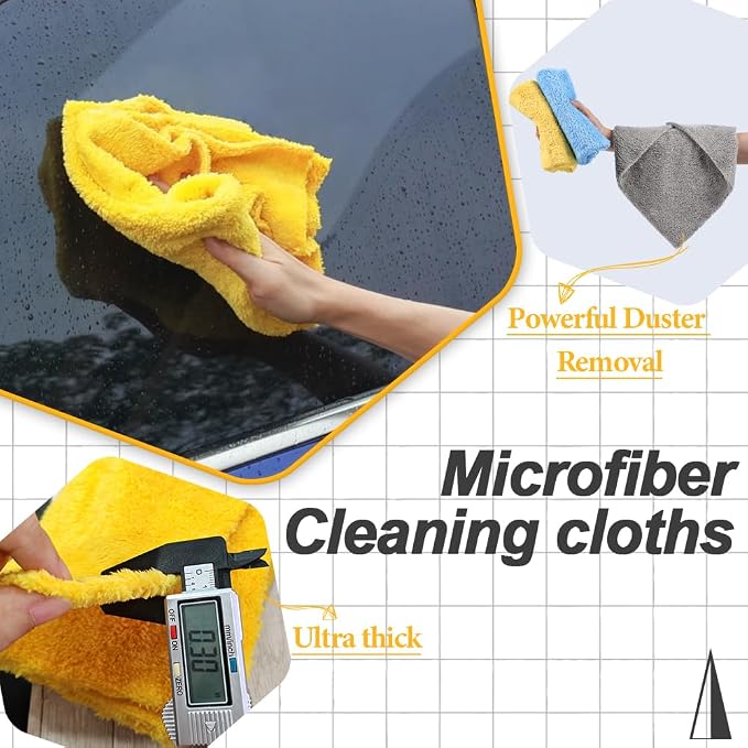 Car Drying Towel, for Car Exterior & Interior, Extra Soft Endless, Reusable and - Image 4