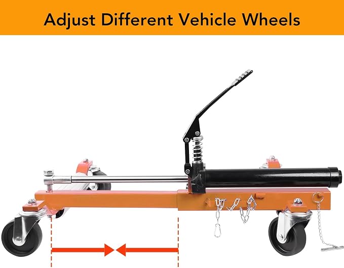 2Pcs Car Wheel Dolly, 1500LBS Capacity Trailer Dolly - Image 6