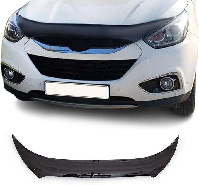 OMAC Front Bug Shield Hood Deflector Guard fits Hyundai Tucson 2010-2015 Smoke by OMAC