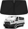 KUST Windshield Sun Shade for 2024 2025 2026 Ford Transit 350 Custom Fit by KUST