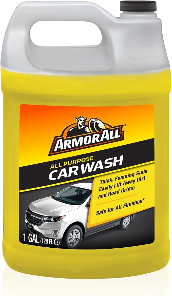 Armor All Car Cleaning Wash, All Purpose Car Wash Soap, 1 Gallon, 128 Fl Oz by ArmorAll