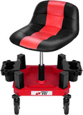 Rolling Shop Stool with Wheels, Adjustable Garage Mechanic Stool Seat Shop by FreekyFit