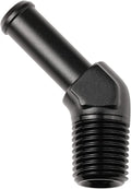 1/4 NPT Male to 3/8" Hose Barb Fitting Adapter 45 Degree Elbow Aluminum Black by Podavelle