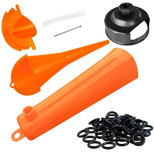 Oil Change Tool Kit for Harley Davidson Accessories, Oil Filter Wrench by Shonee