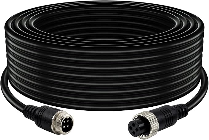 Car Video 4-Pin Aviation Extension Cable by Lonlonty
