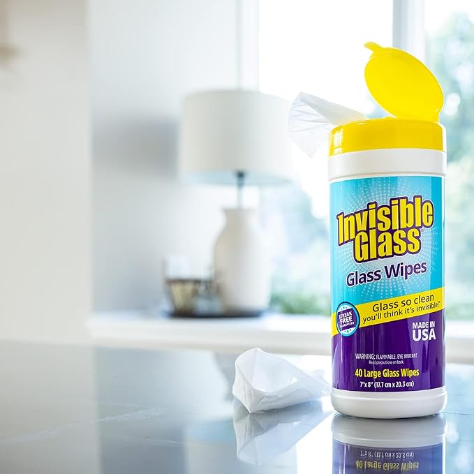 Invisible Glass 90160-2PK Glass Cleaning Wipes Perfect - Image 6