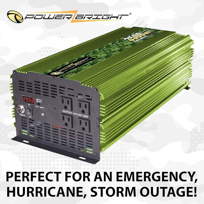 3500 Watt Power Inverter, LCD Digital Display & Wireless Remote Control - Image 5