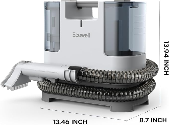 ECOWELL Portable Upholstery Carpet Cleaner, Wet Dry Deep Cleaning Sofa Carpet - Image 4