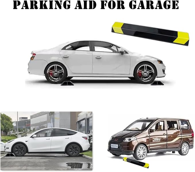 16" Heavy Duty Parking Aid for Garage, Car Parking Stopper for Garage 2 Pack - Image 6