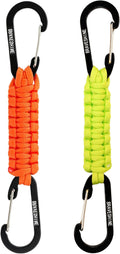 BRAVESHINE Paracord Keychain Carabiner Clip, D Ring Lanyard Hanger Stroller Hook by BRAVESHINE