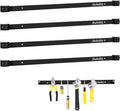 4 Pieces 24" Magnetic Tool Holder Strip, Metal Tool Organizer Rack by RechabiteMagneticTools