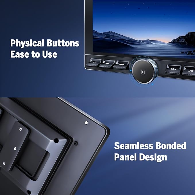 Eonon 8-Core 8GB+128GB Double Din Car Stereo, 10.1 Inch Wireless - Image 4