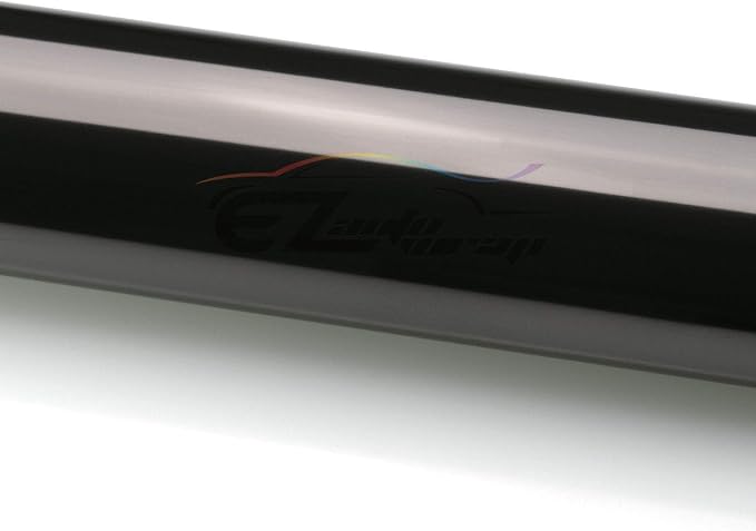 EZAUTO WRAP Free Tool Kit 12"x60" Glossy Medium Black Smoke Headlight Taillight - Image 2