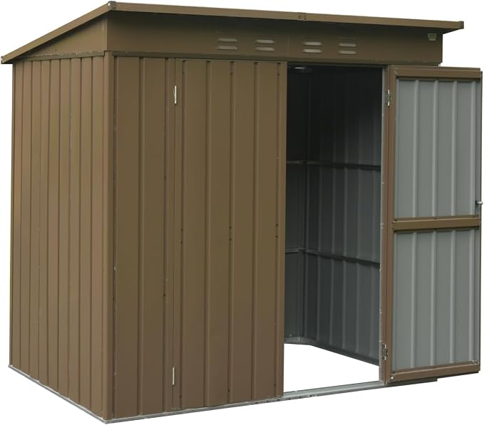 IKERY Metal Storage Shed 6' x 4' by IKERY